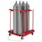 Global Industrial Forkliftable Mobile Cylinder Storage Caddy, 6 Cylinders Capacity 270218C - alternate 1